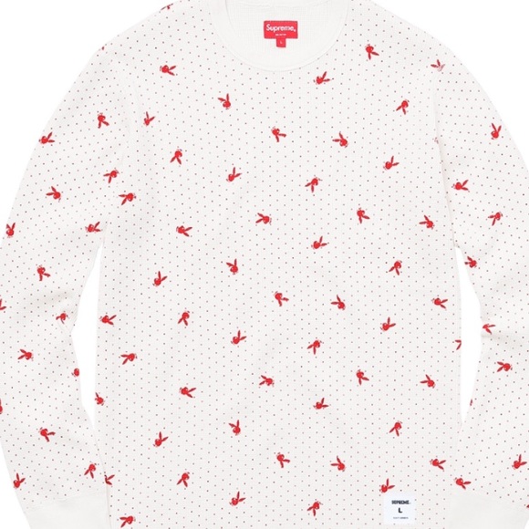 Supreme Other - Supreme playboy waffle thermal sweater